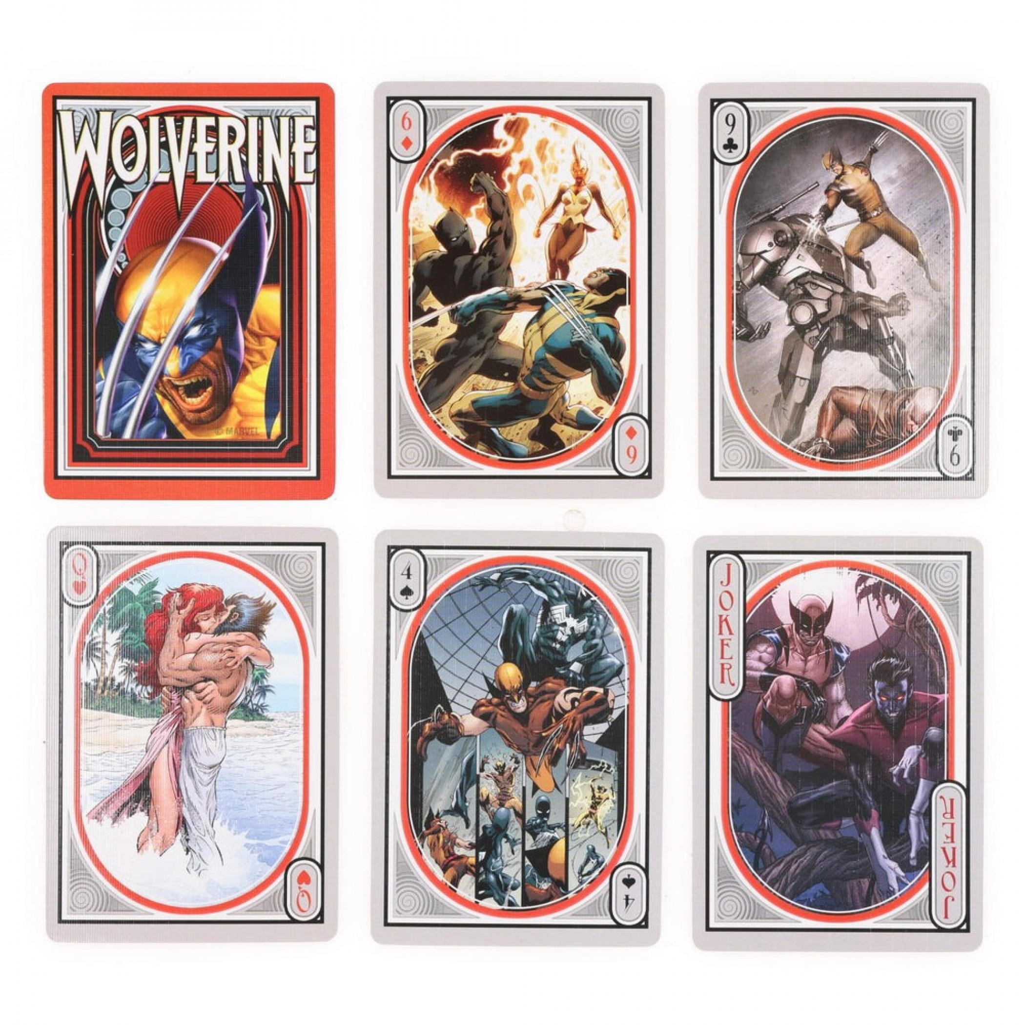 Wolverine Nouveau Style Deck of Playing Cards