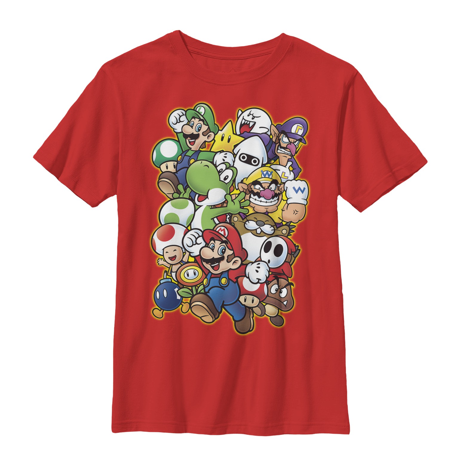 Nintendo Mario Showdown Red Youth Boys 8-20 T-Shirt