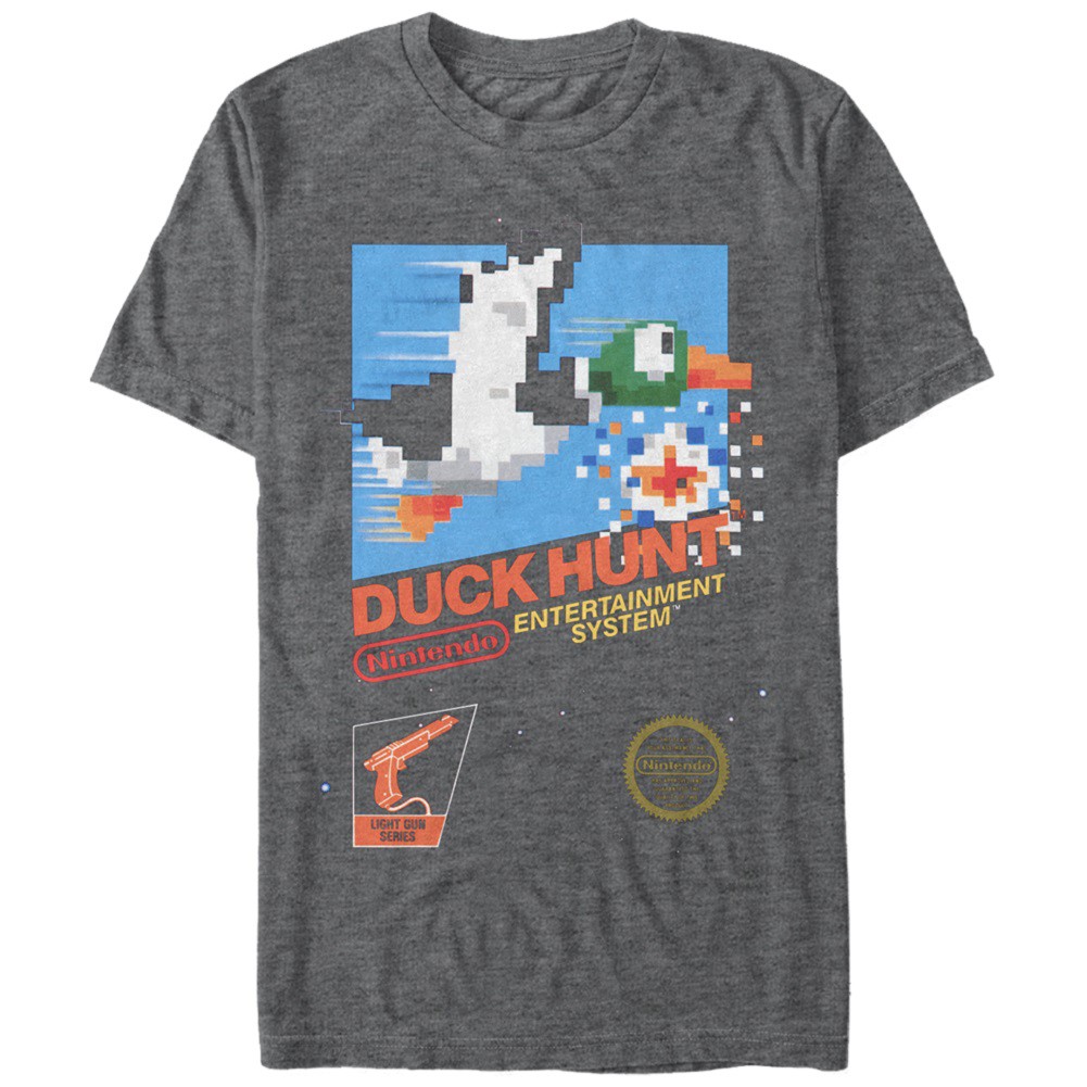 Nintendo Duck Hunt Grey Tshirt