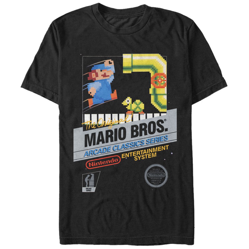 Nintendo NES MB Black T-Shirt