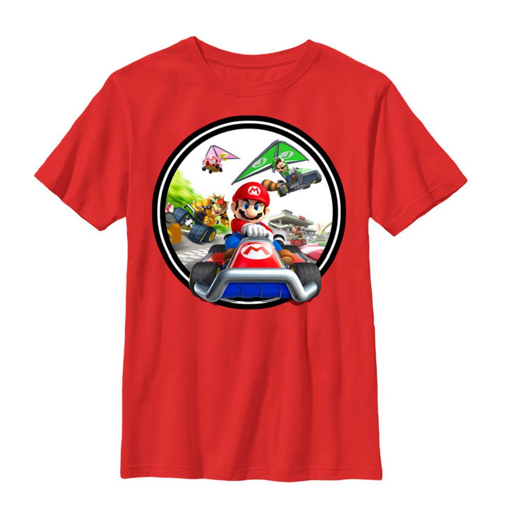 Mario Kart Youth Red Tshirt