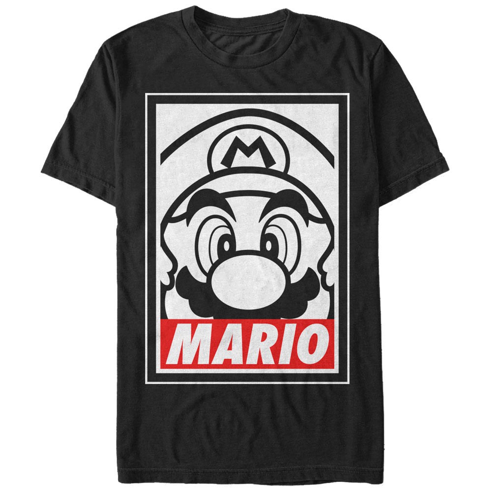 Nintendo Obey Black T-Shirt