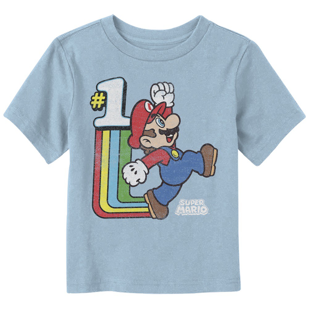 Mario Old School Cool Toddlers Tshirt