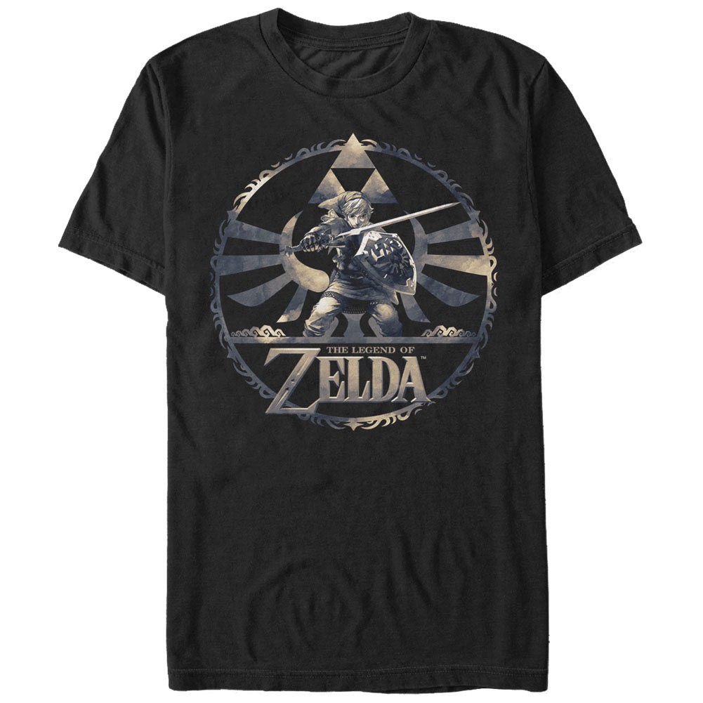 Nintendo Round Legends Black T-Shirt