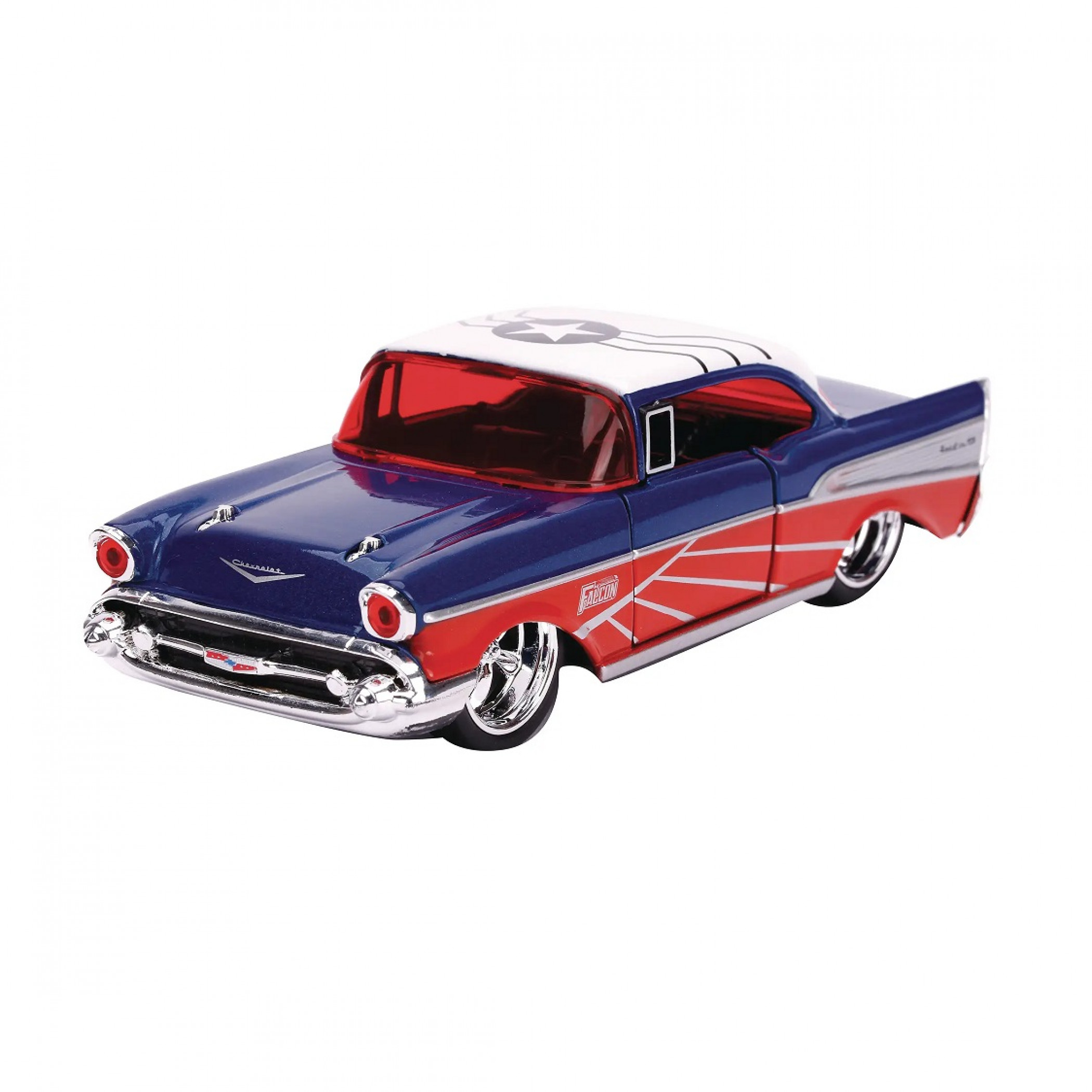 Falcon 1957 Chevy Bel-Air Diecast Metal 5" Movie Car by Jada Toys