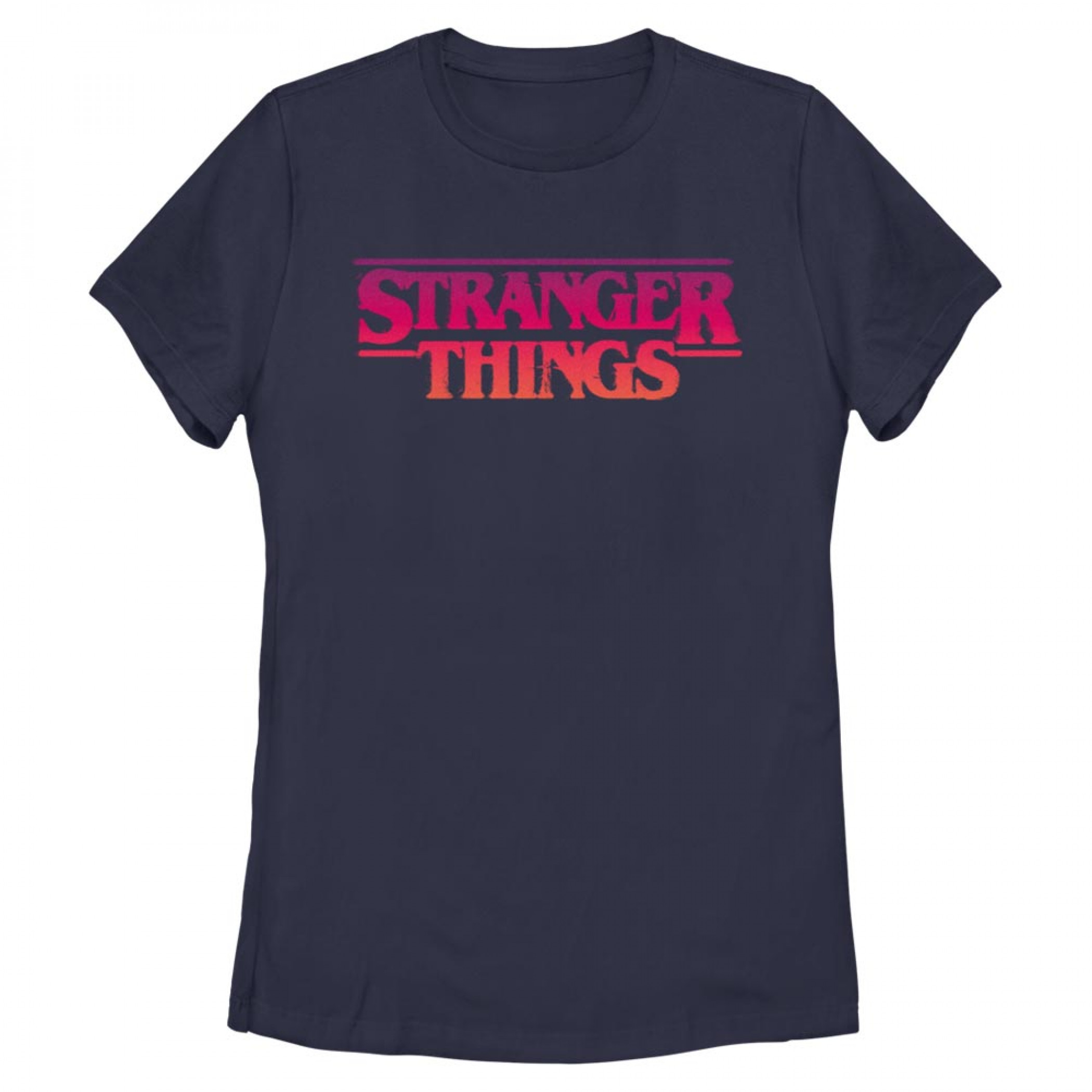 Stranger Things Grunge Logo Women's T-Shirt