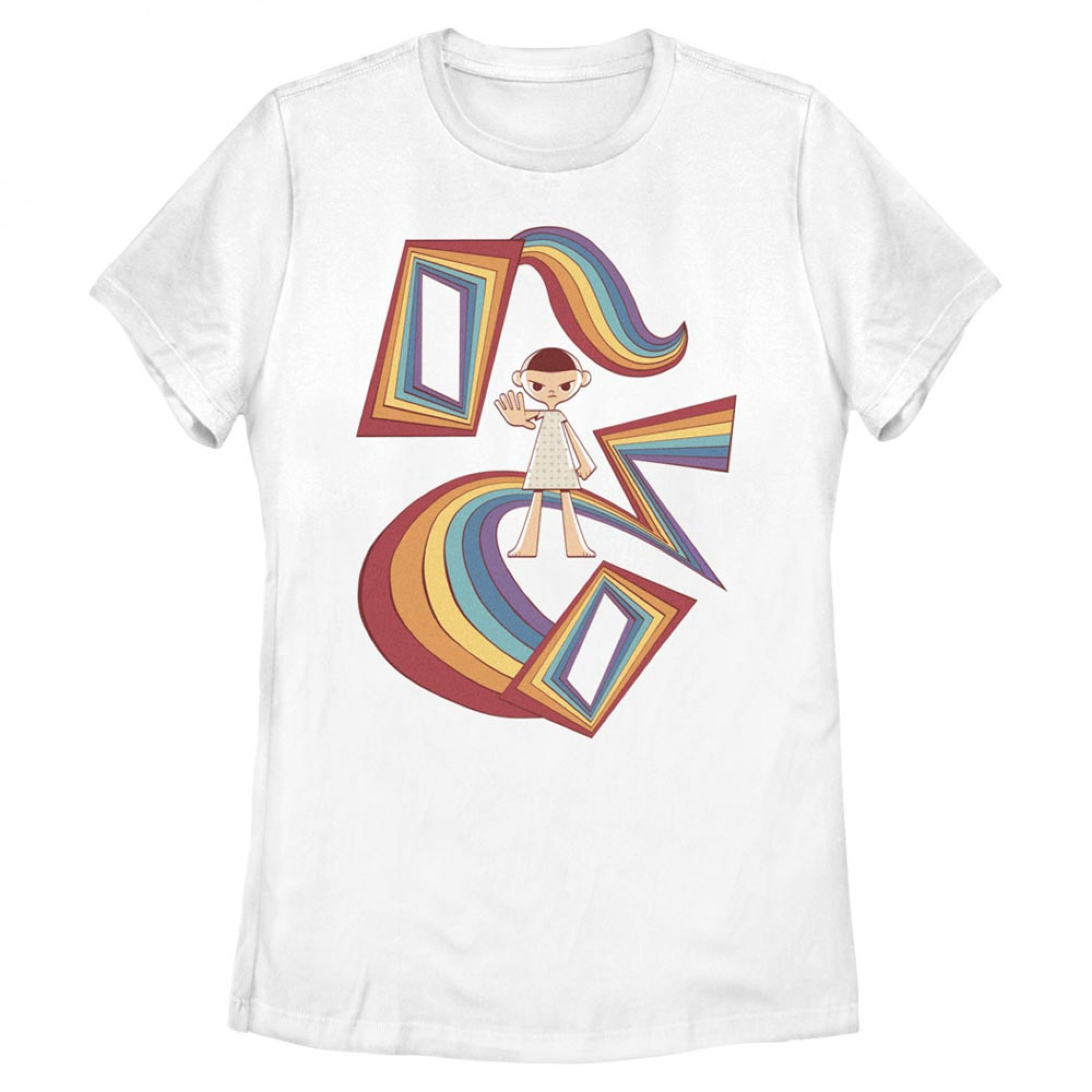 Stranger Things Eleven Rainbow Women's T-Shirt
