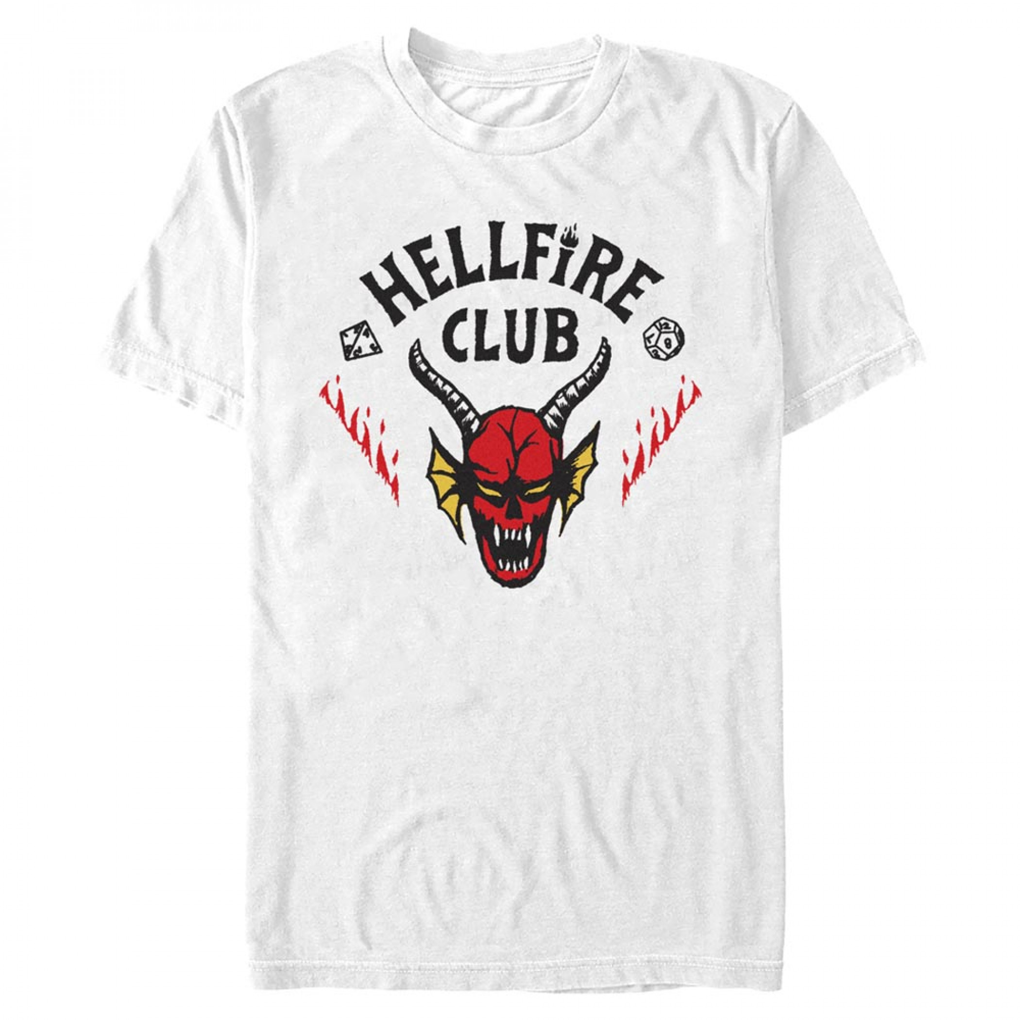 Stranger Things Hellfire Club White Colorway T-Shirt