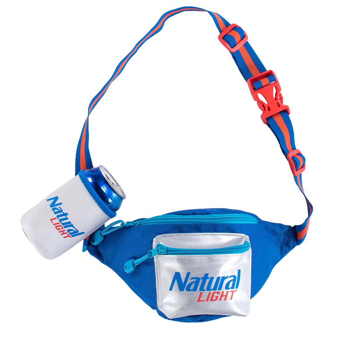 Natural Light Fanny Pack With Beer Holster