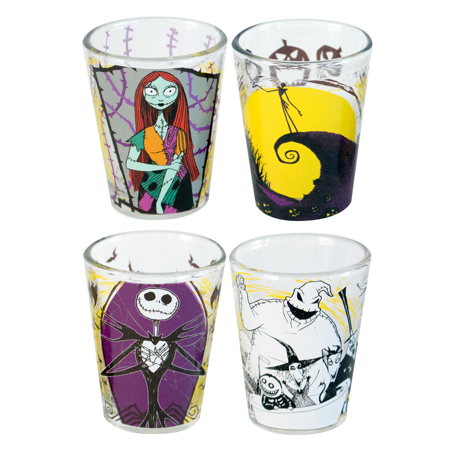 Nightmare Before Christmas Four Pack Shot Glass Set