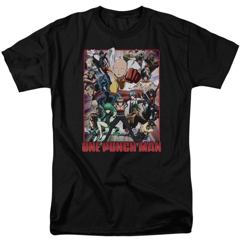 One Punch Man Cast of Characters Tshirt