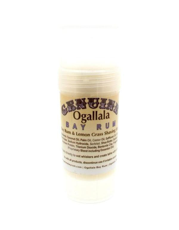 Product image 0 for Ogallala Bay Rum, Lemon Grass Shaving Soap Stick - 2 Pack