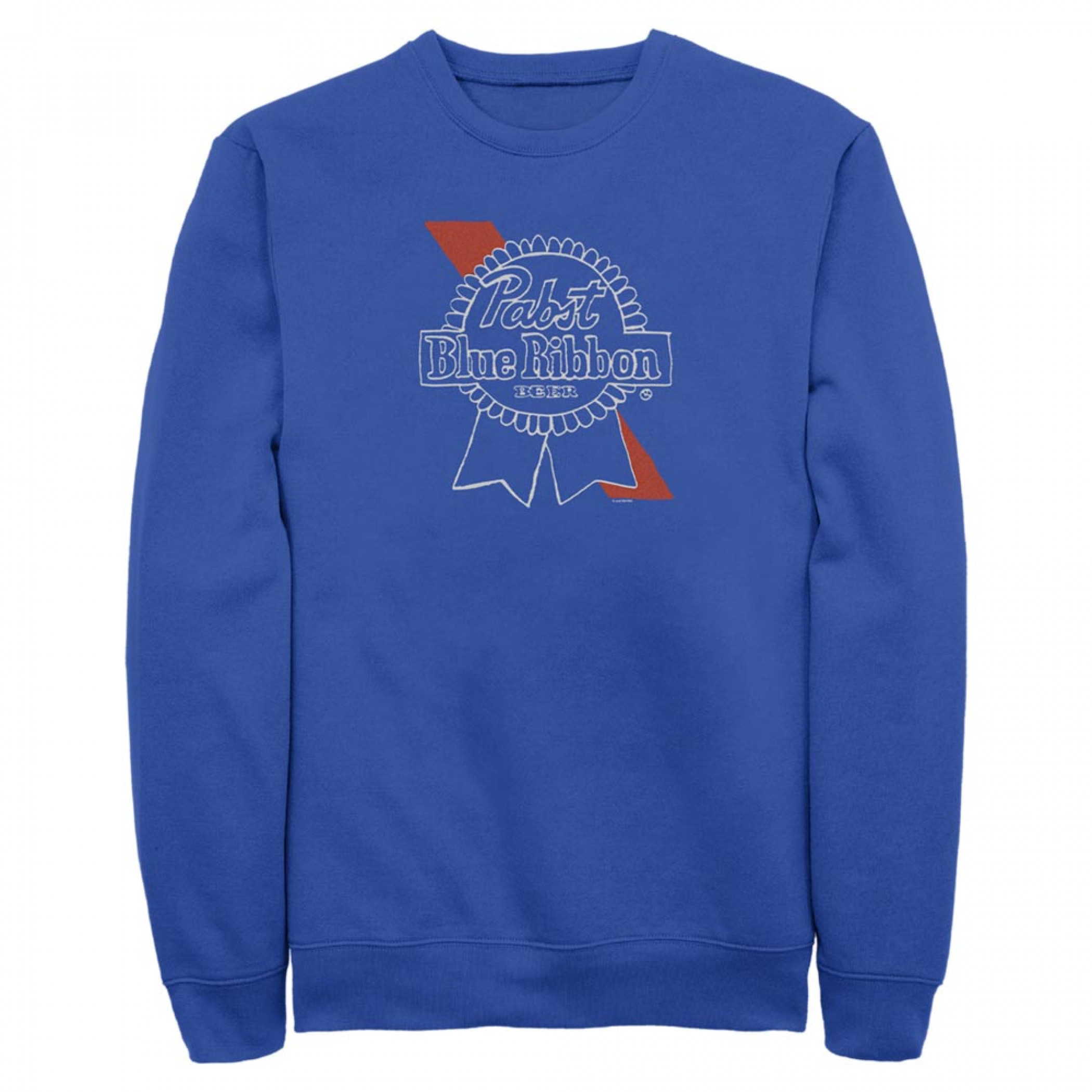 Pabst Blue Ribbon Logo Sketch Blue Colorway Sweatshirt