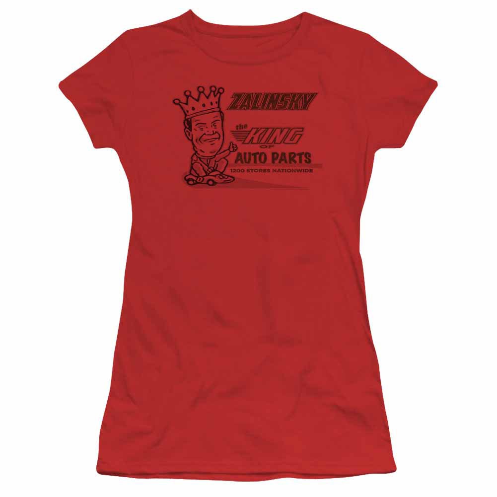 Tommy Boy Zalinsky Auto Red Juniors T-Shirt