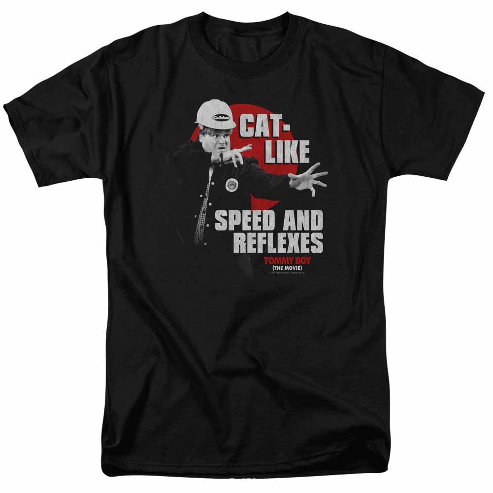 Tommy Boy Cat Like Black T-Shirt