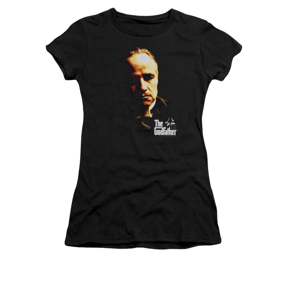 The Godfather Don Vito Black Juniors T-Shirt