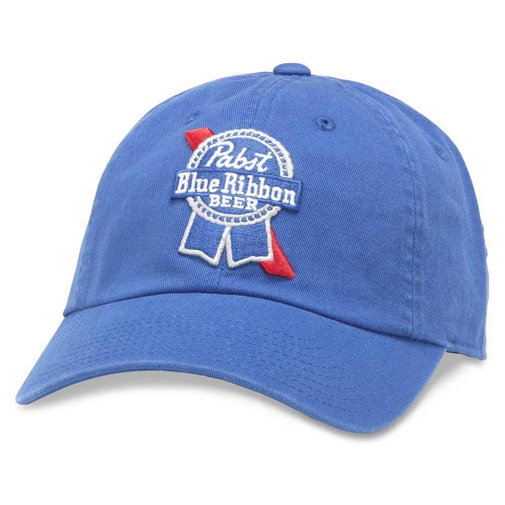 Pabst Blue Ribbon Beer Sky Blue Strapback Hat