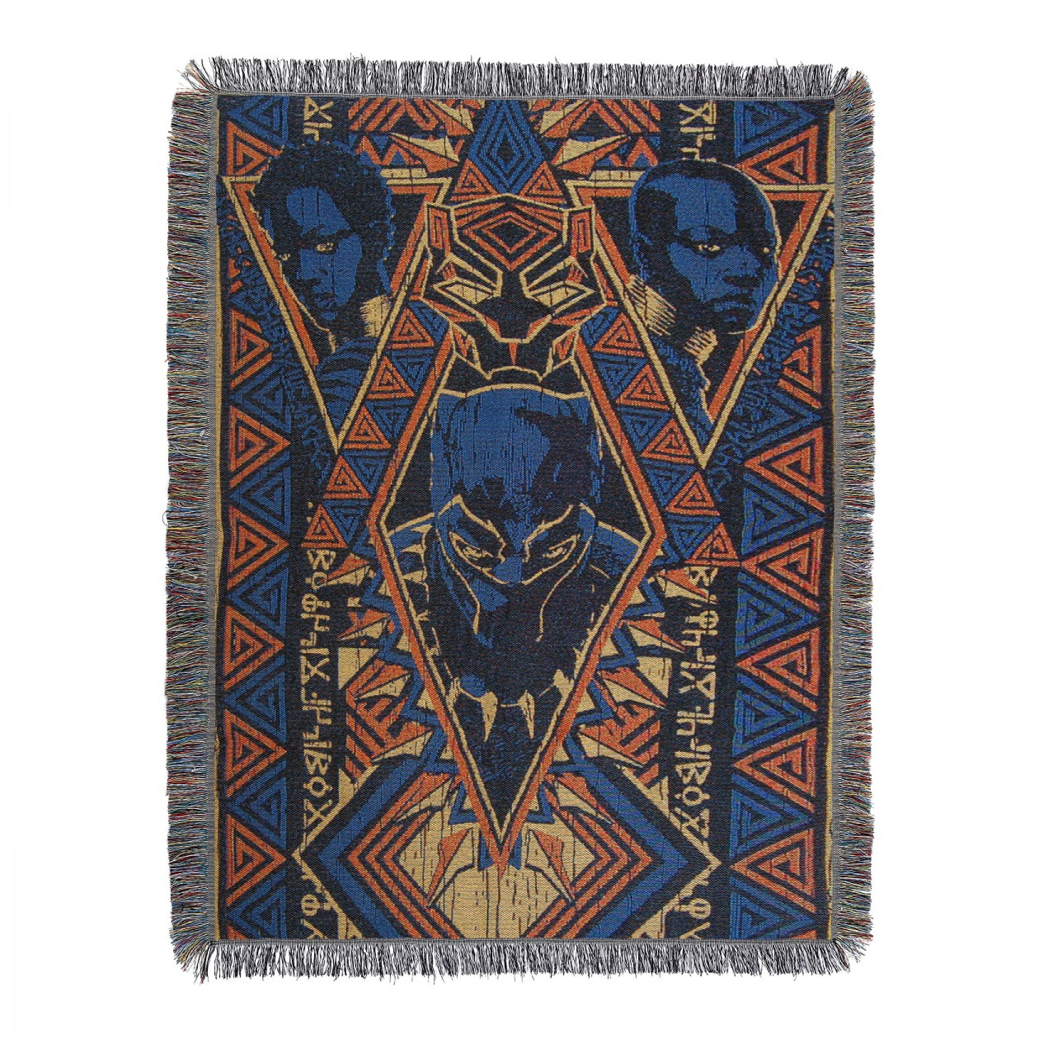 Black Panther King Tapestry Throw