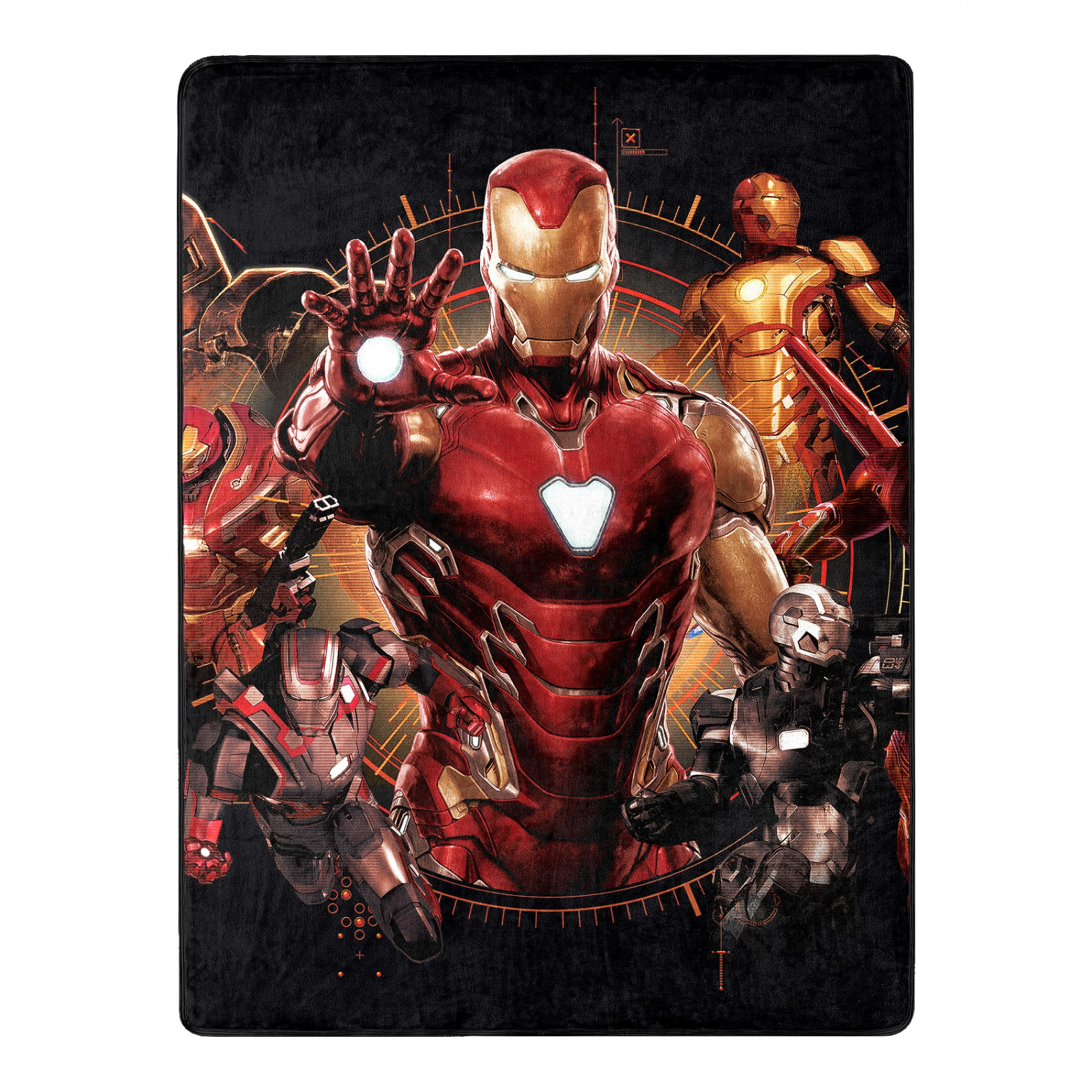 Marvel Comics Iron Man Iron Legacy 46 X 60 Silk Touch Throw