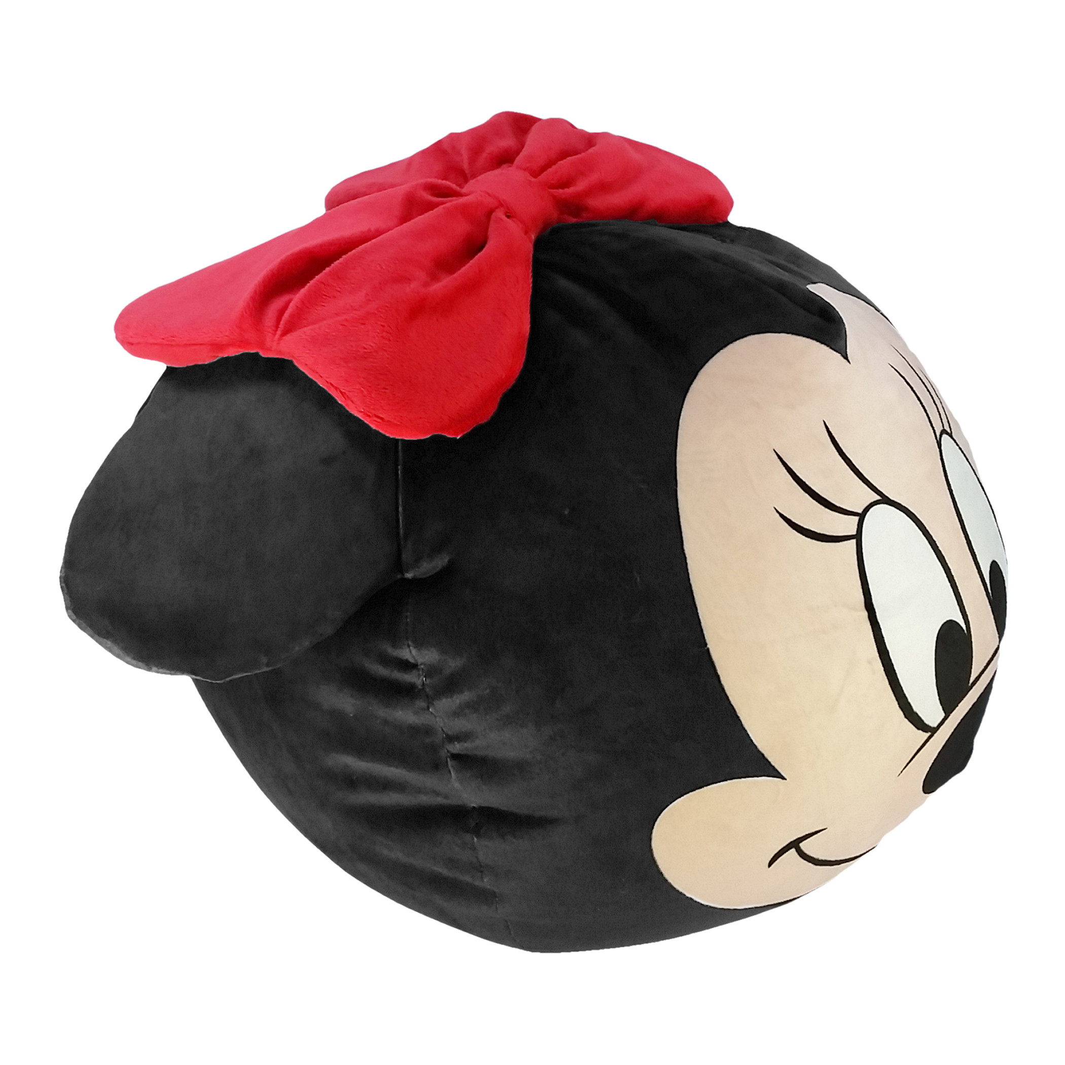Disney Minnie Mouse Face 11" Round Cloud Pillow