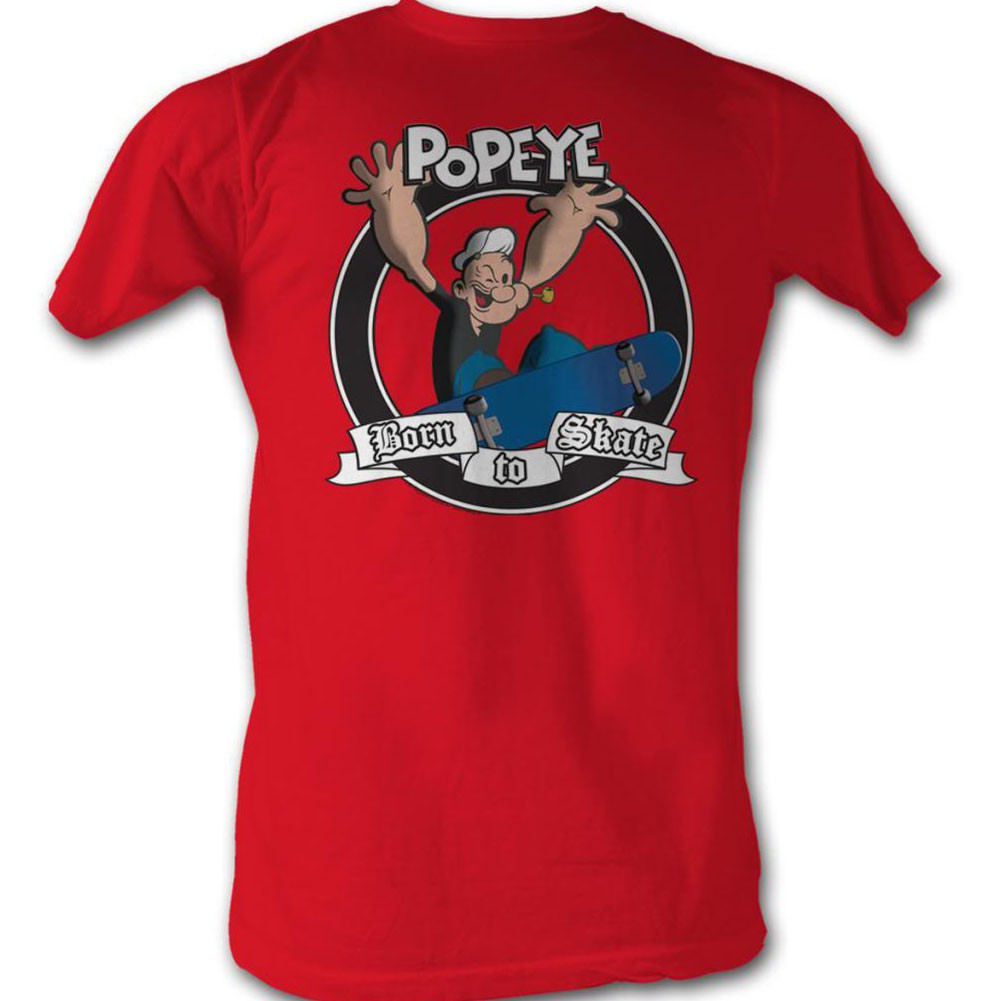 Popeye Born To Skate T-Shirt