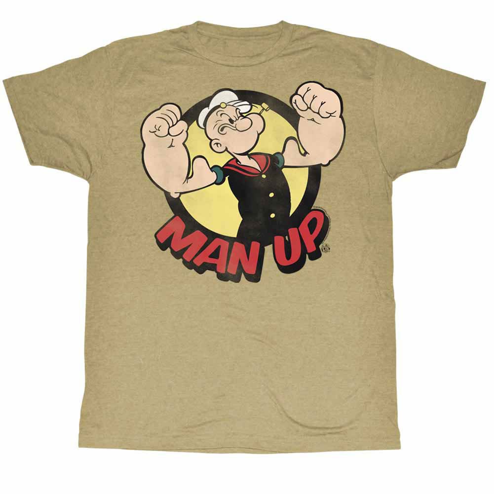 Popeye Man Up Beige T-Shirt