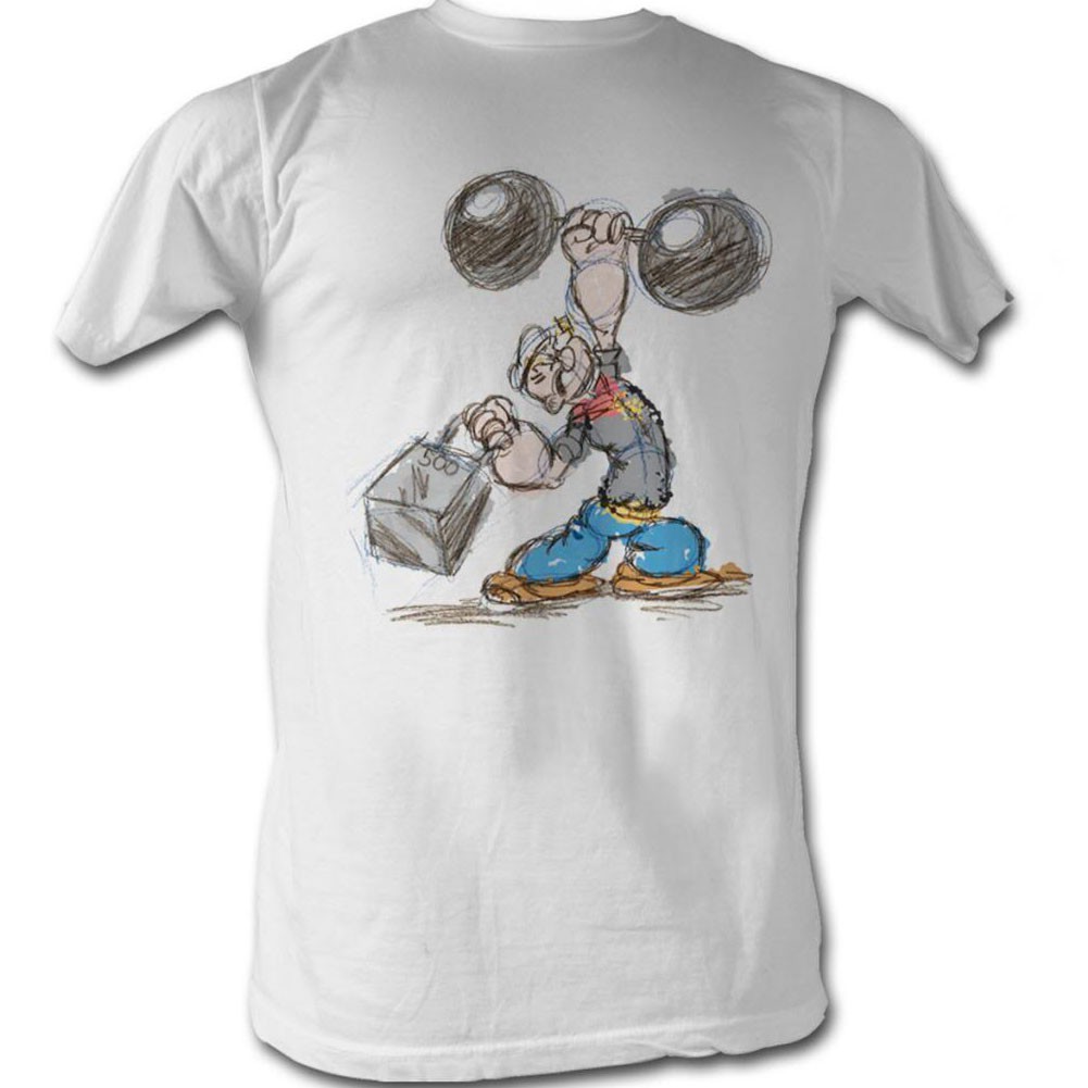 Popeye Popeye Sketch T-Shirt