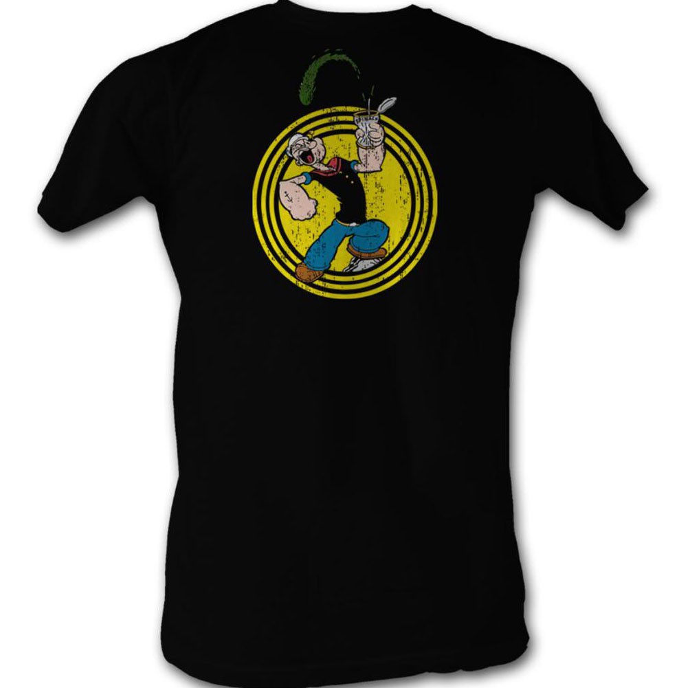 Popeye Popeye Spinach Circle T-Shirt