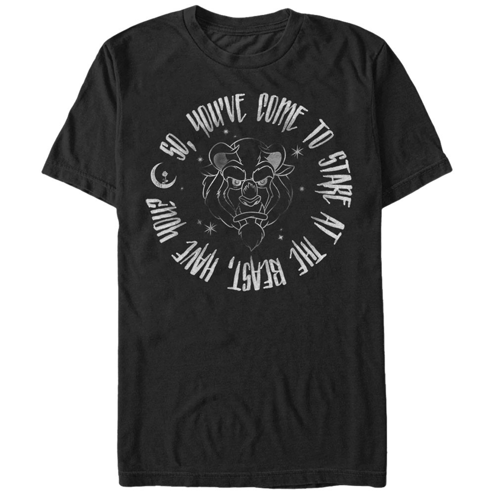 Disney Beauty And The Beast Ignore Me Black T-Shirt