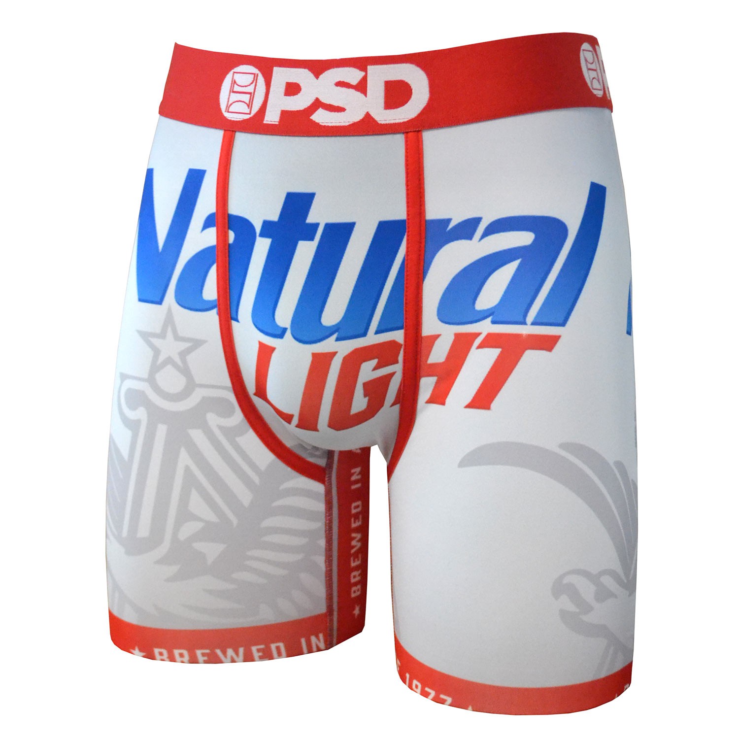 Natural Light Beer Label Boxers