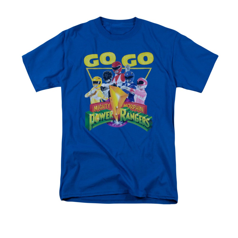 Power Rangers Men's Blue Go Go Tee Shirt