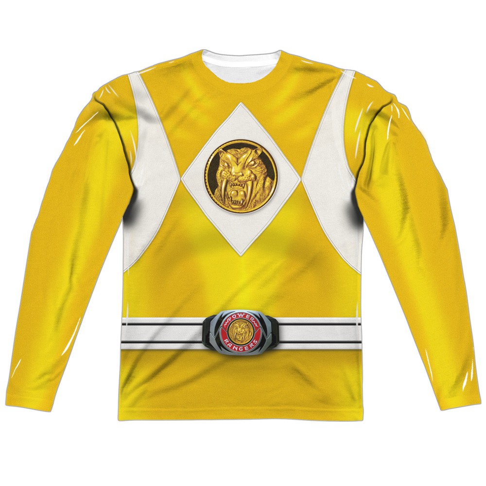 Power Rangers Yellow Ranger Long Sleeve Costume Tee