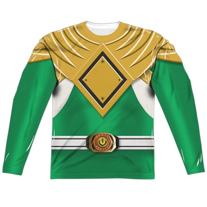 Power Rangers Green Ranger Long Sleeve Costume Tee