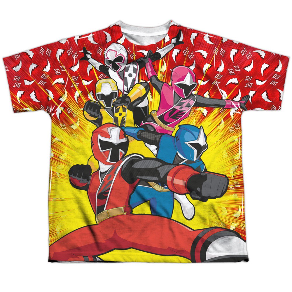 Power Rangers Ninja Steel Lineup Youth Tshirt