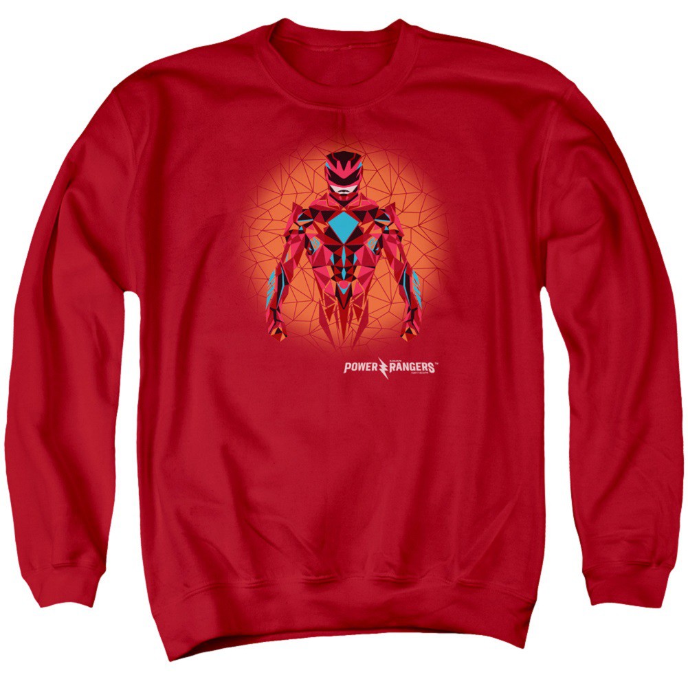 Power Rangers The Movie Red Ranger Crewneck Sweatshirt