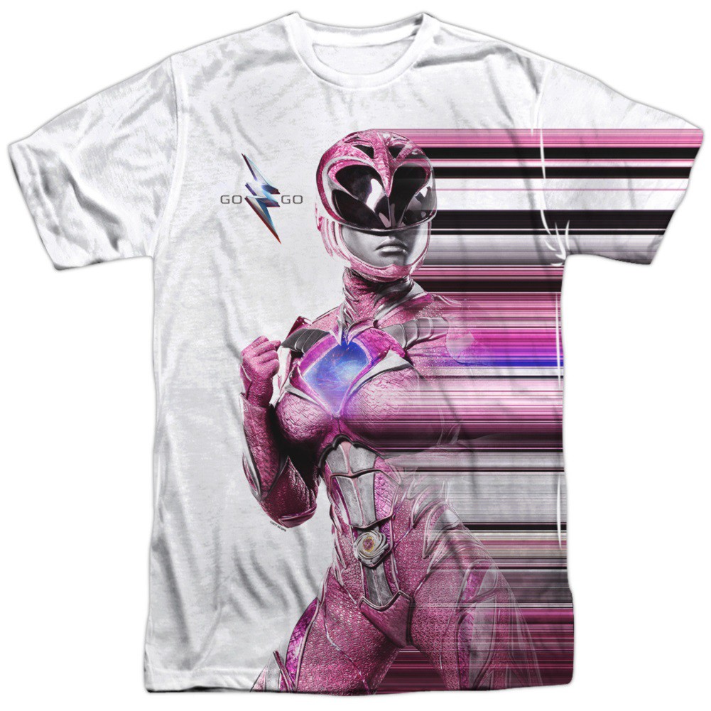 Power Rangers The Movie Pink Streak Men's T-Shirt