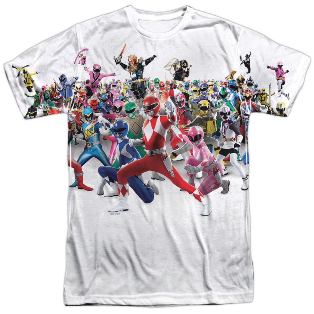 Power Rangers Every Generation Men's T-Shirt