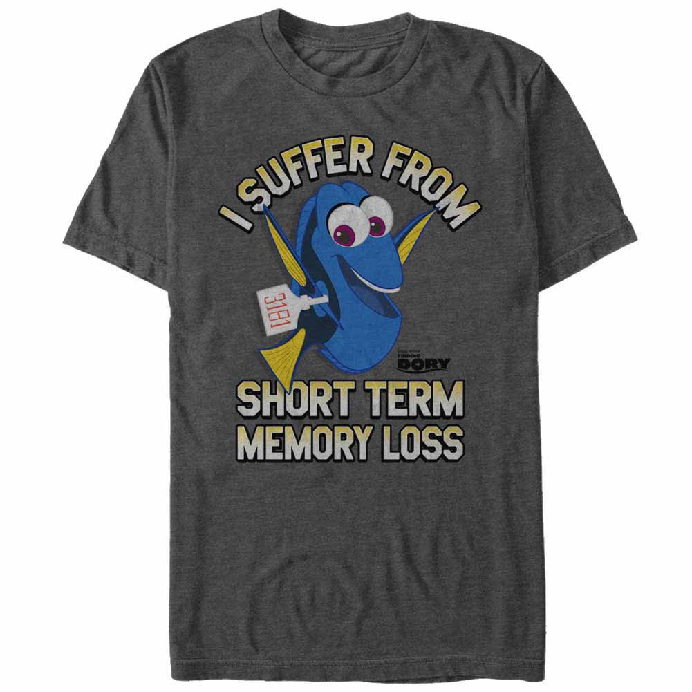 Disney Pixar Finding Dory Memory Loss Gray T-Shirt