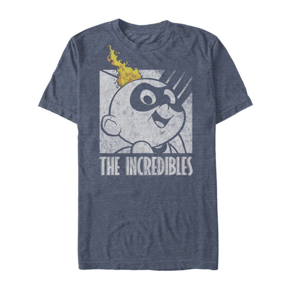 The Incredibles 2 Jack Jack Flame Men's Blue T-Shirt