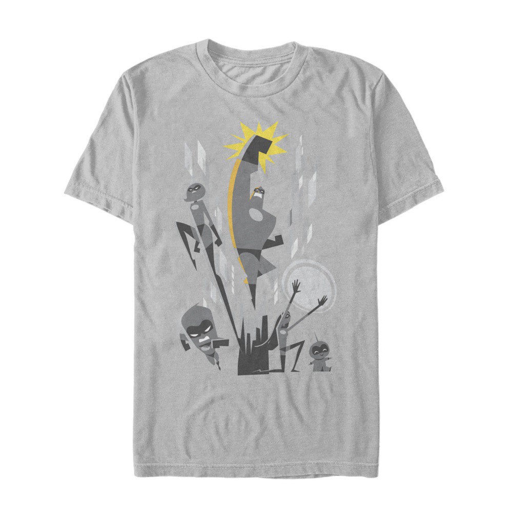 The Incredibles 2 Family Silver Men's T-Shirt