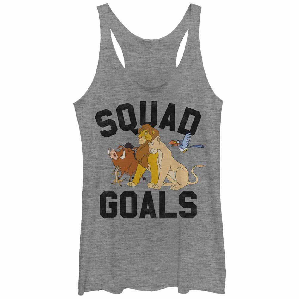 Disney Lion King Squad Goals Gray  Juniors Tank Top