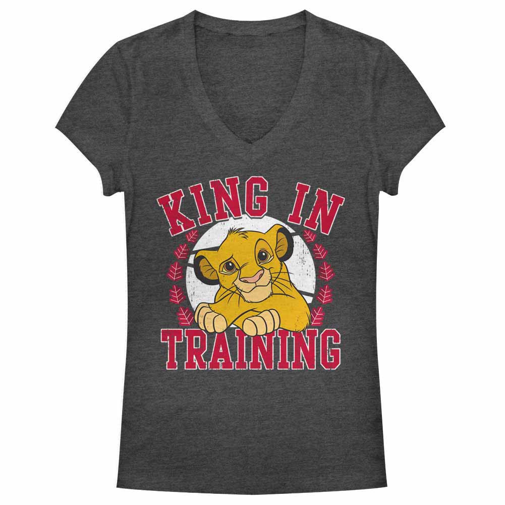 Disney Lion King King In Training Gray Juniors T-Shirt