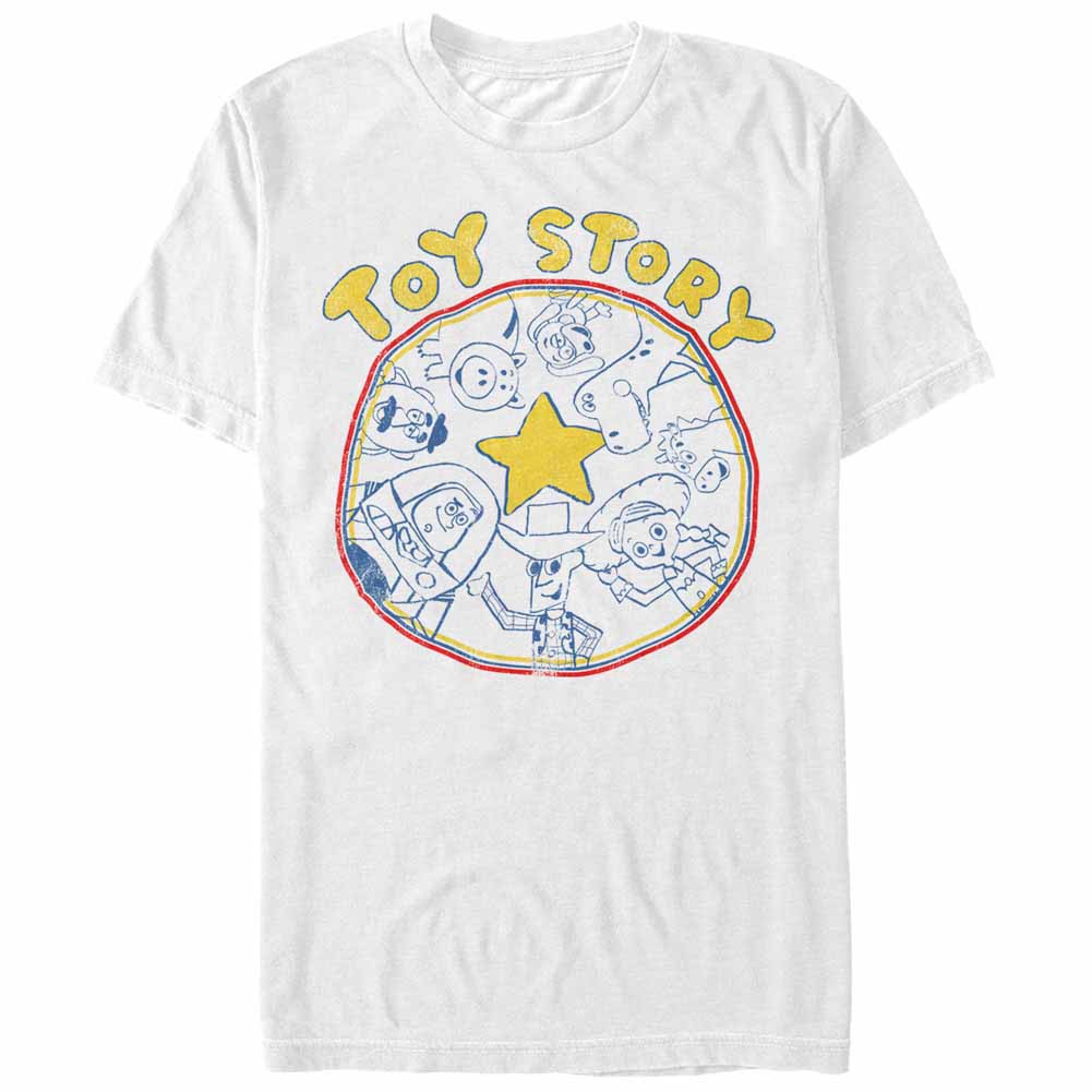 Disney Toy Story Circle White T-Shirt