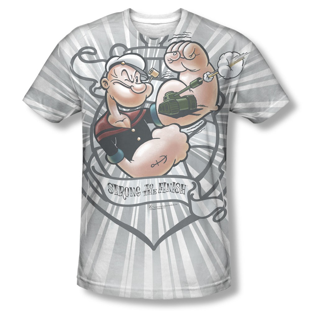 Popeye Anchored Sublimation T-Shirt