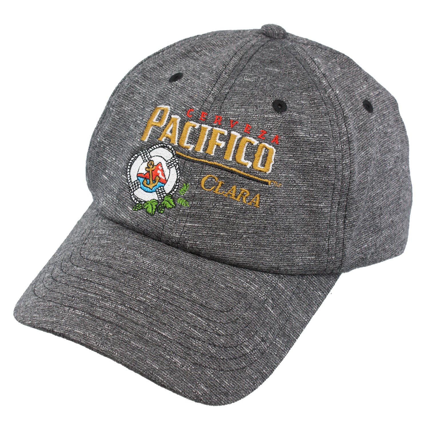 Pacifico Grey Heathered Strapback Hat