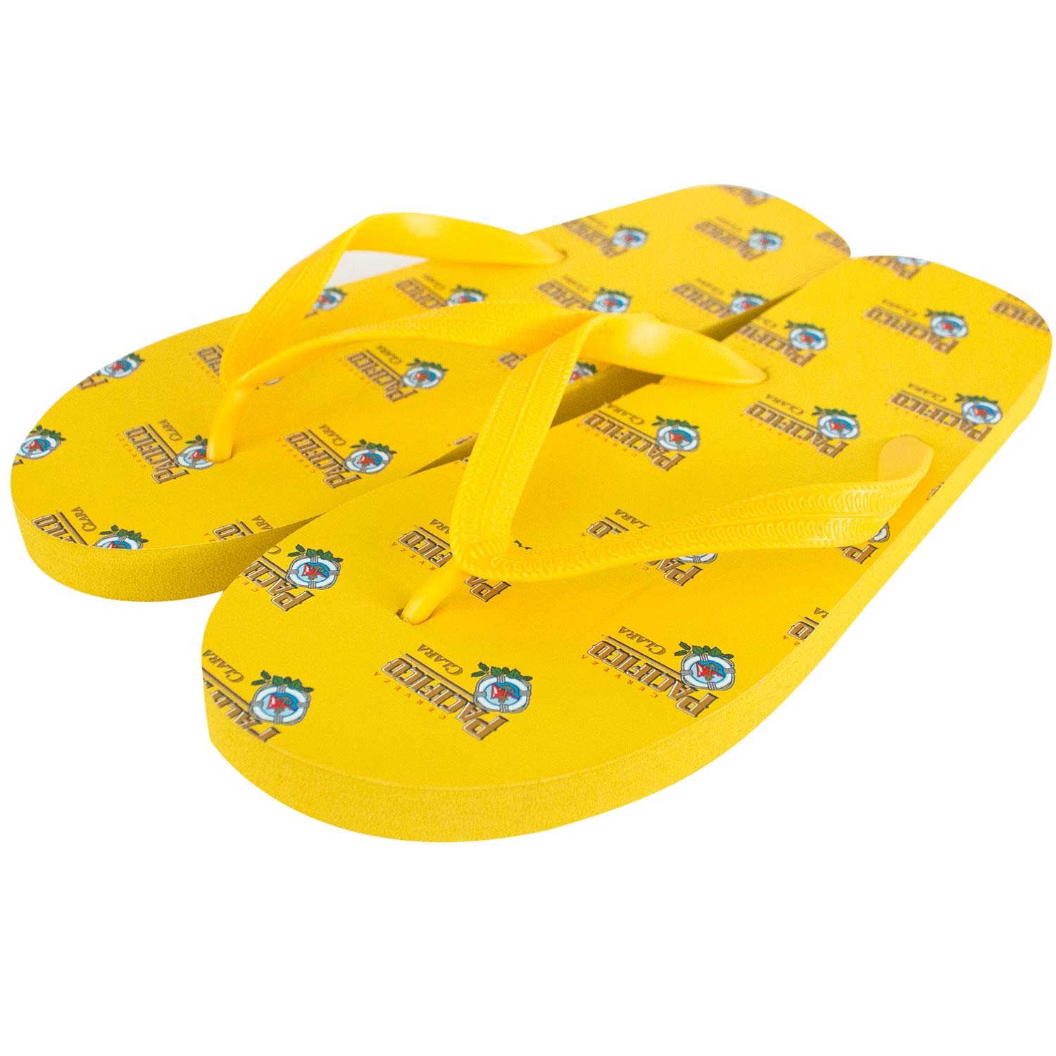 Pacifico Men's Yellow Flip Flops