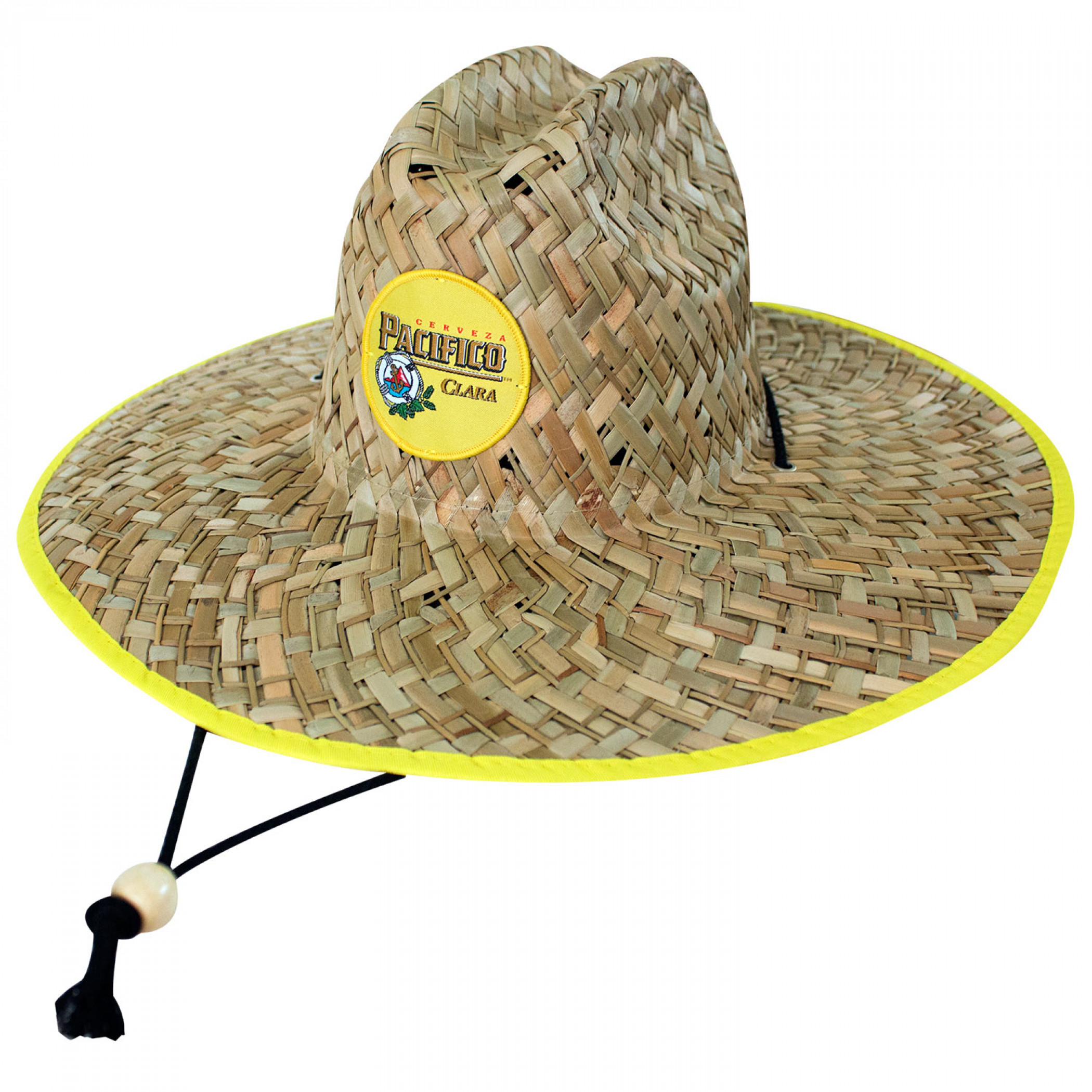 Pacifico Straw Lifeguard Beach Hat