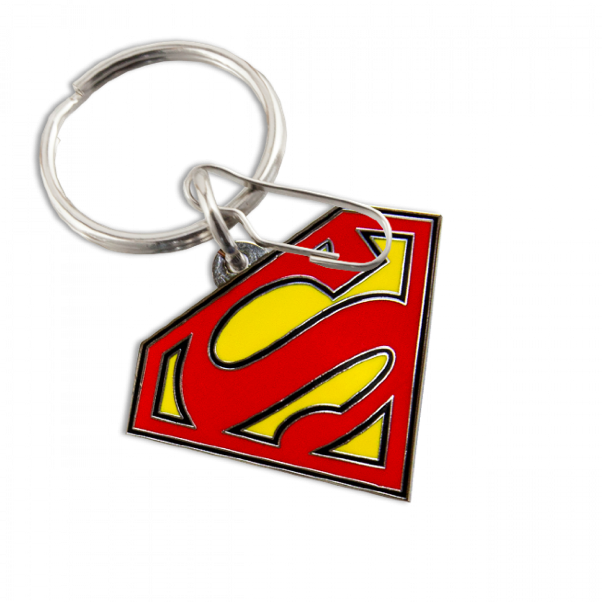 DC Comics Superman Logo Full Color Enamel Keychain