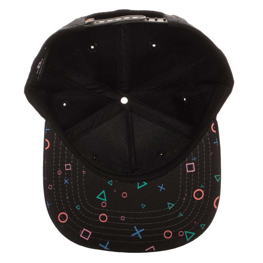 Playstation Logo Black Snapback Hat