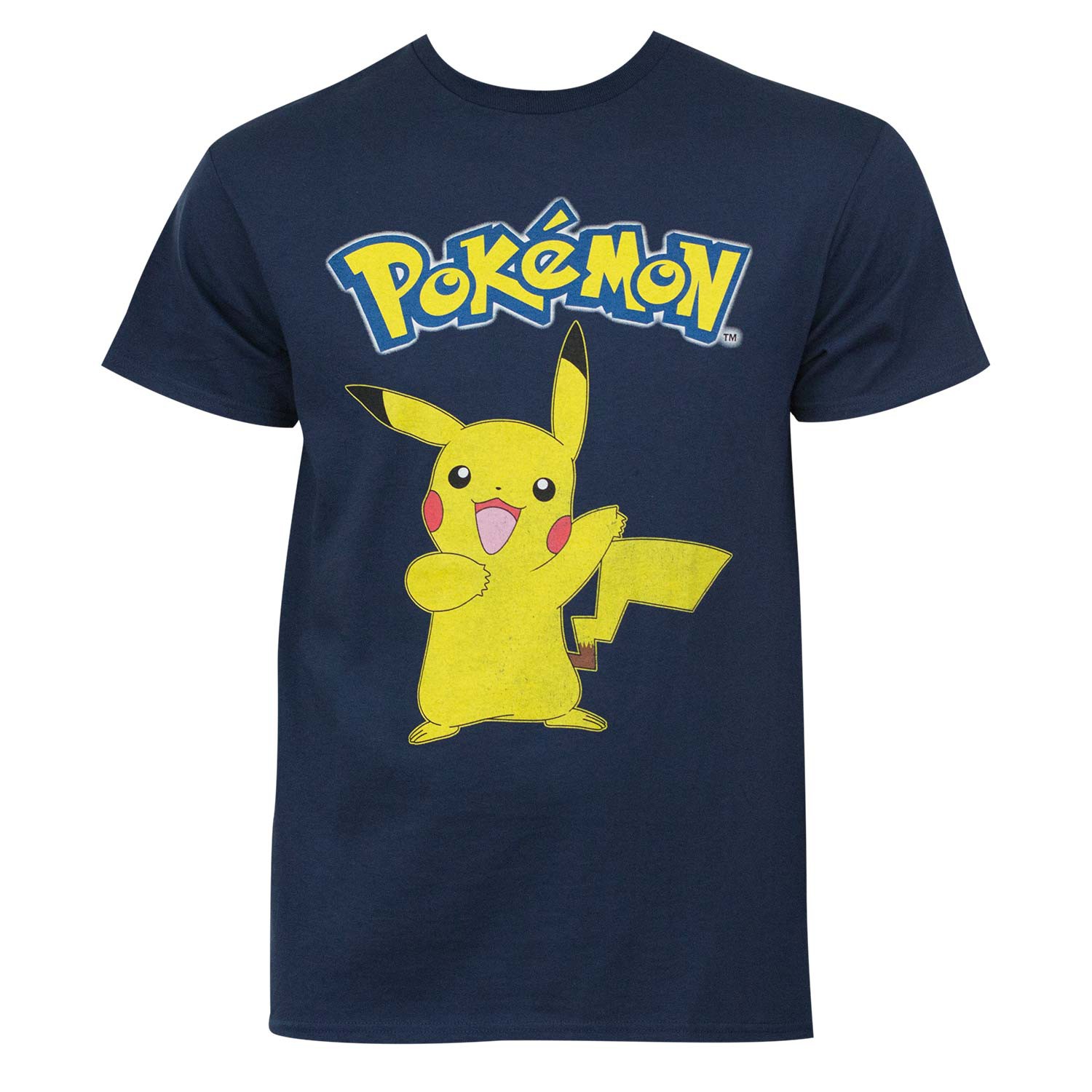 Pokemon Pikachu Navy Blue Tee Shirt